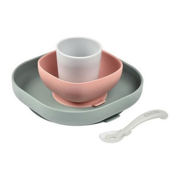 Juego de vajilla infantil de silicona Béaba