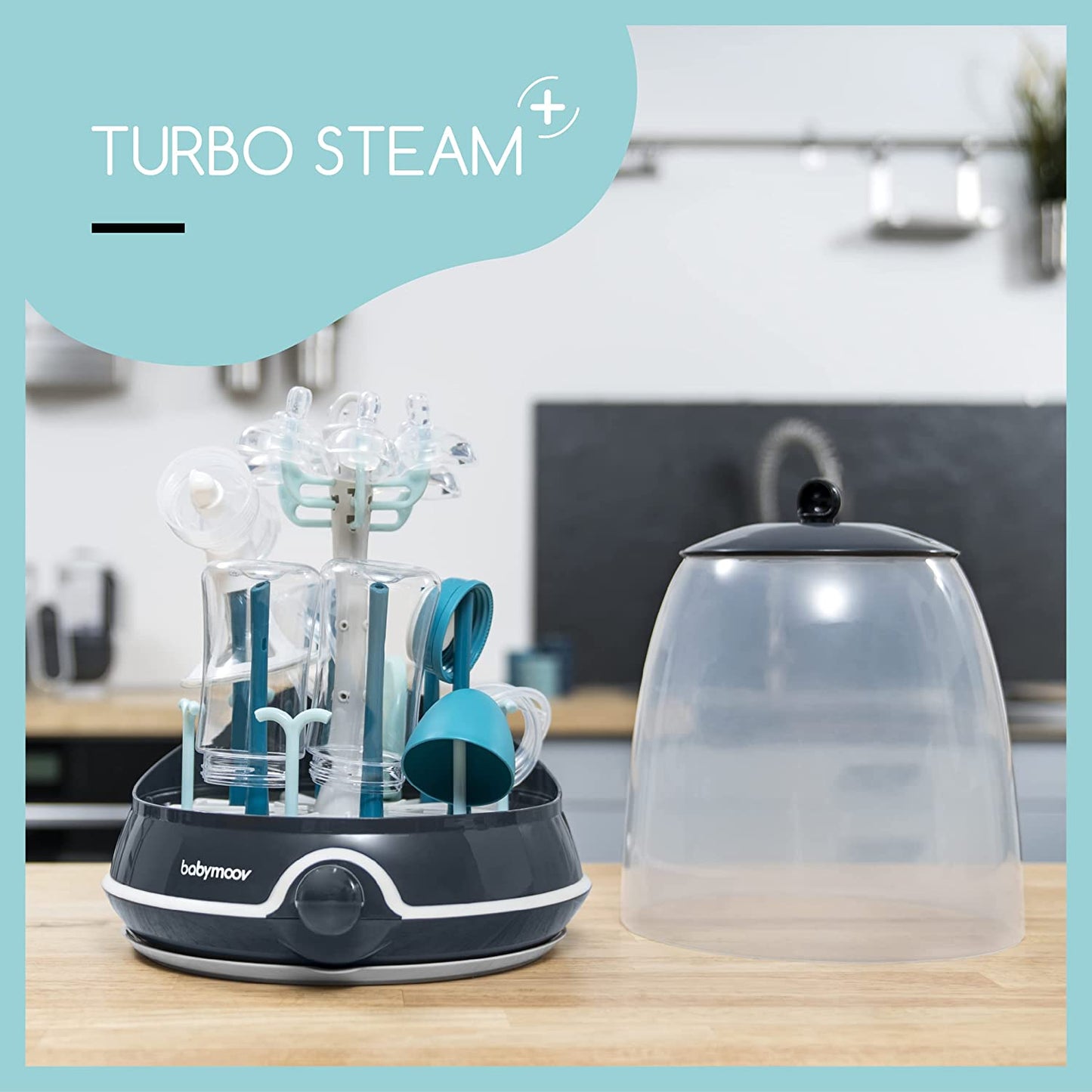 Esterilizador Eléctrico Babymoov Turbo Steam