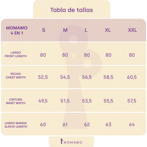 Abrigo de porteo Momawo 4 en 1