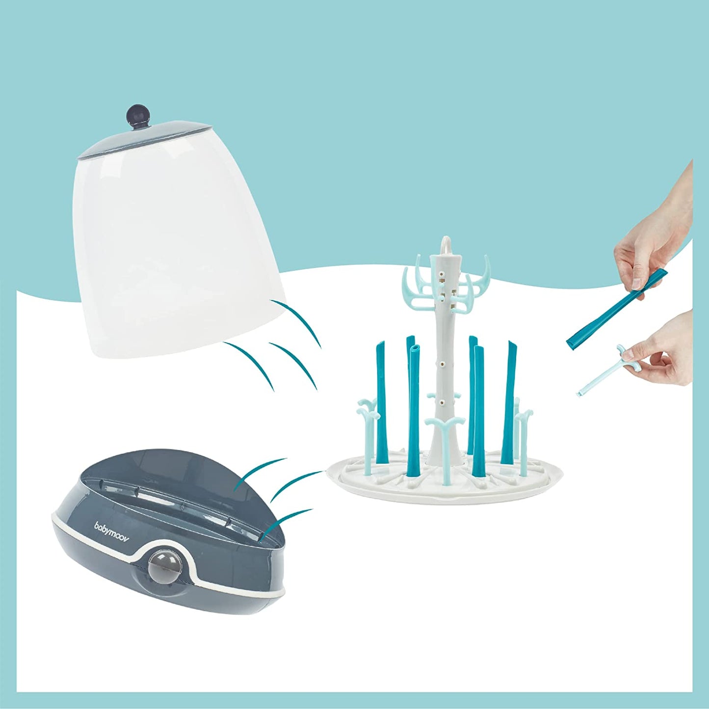 Esterilizador Eléctrico Babymoov Turbo Steam