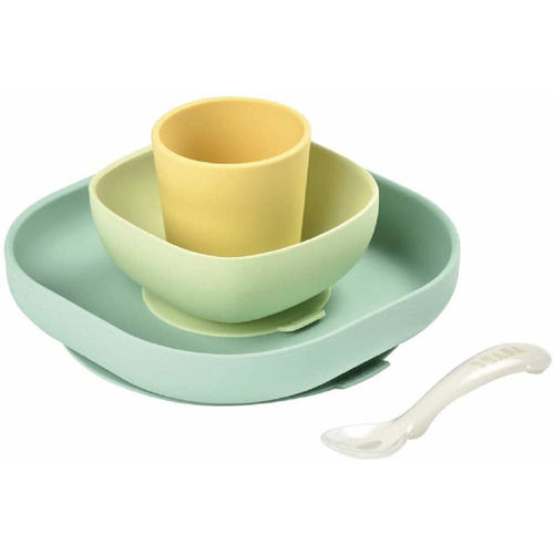 Juego de vajilla infantil de silicona Béaba