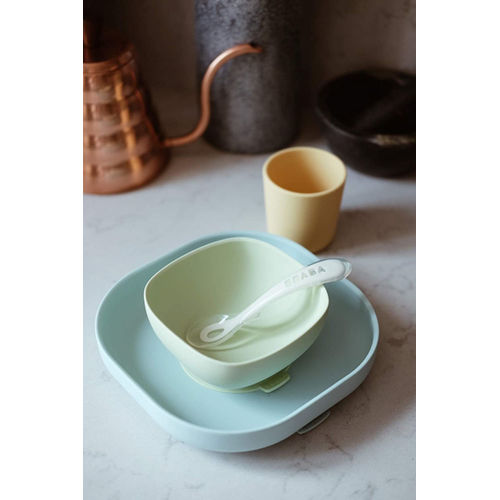 Juego de vajilla infantil de silicona Béaba