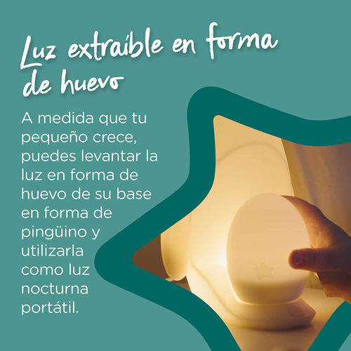 Grobrite Luz nocturna 2 en 1 de Tommee Tippee