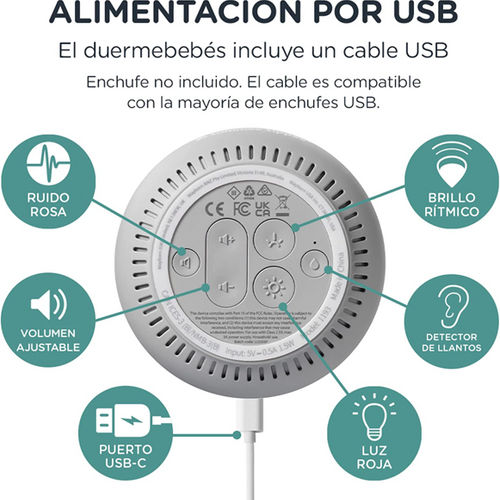 Duermebebés con luz y sonido Dreammaker