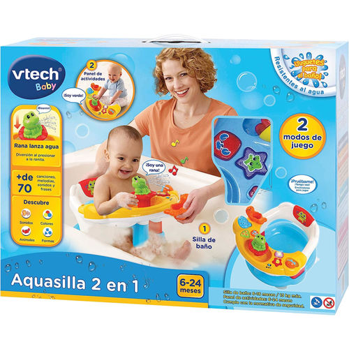 Asiento de baño interactivo 2 en 1