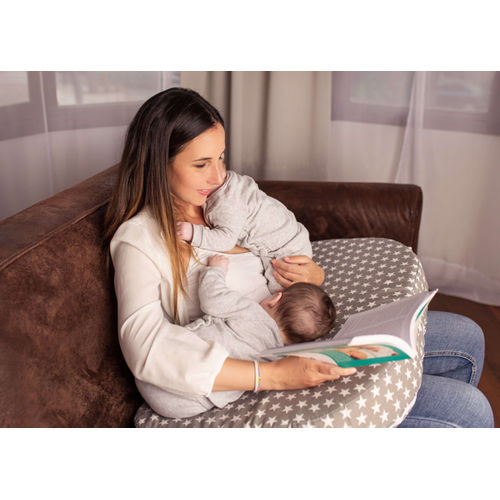 Cojín de lactancia gemelar impermeable + Cojín accesorio