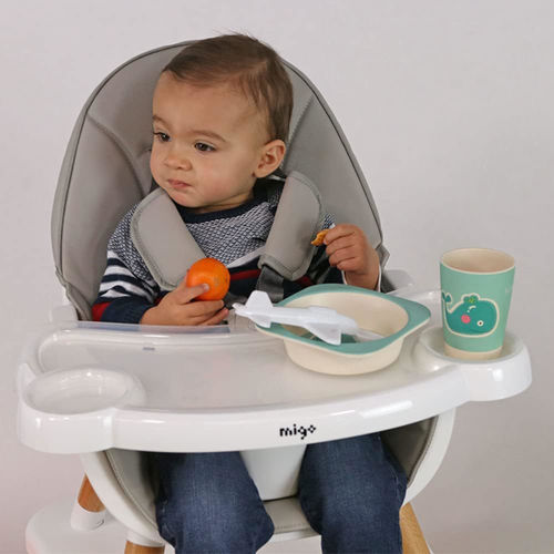 Trona convertible en silla y mesa Eva