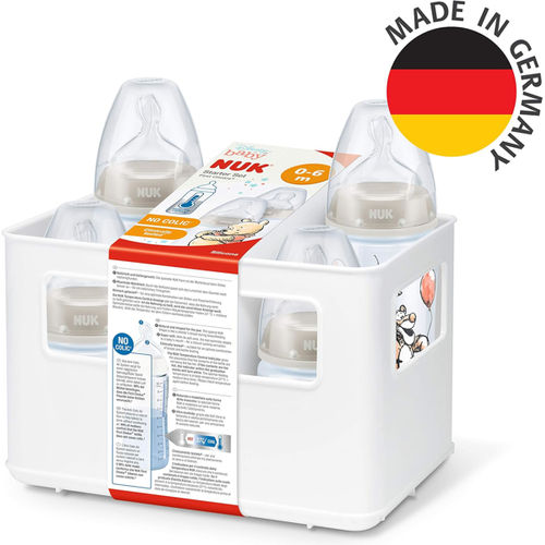 Set de 4 biberones anticólicos Winnie the Pooh