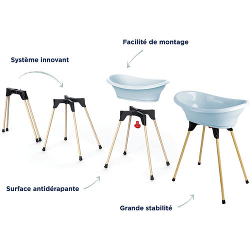 Bañera Vasco pack con soporte y más