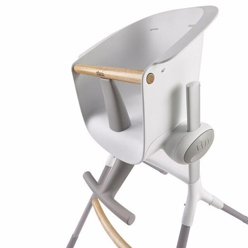 Trona evolutiva Beaba Up & Down ajustable en altura blanco/gris/madera