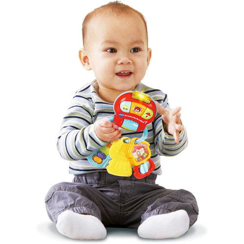 Llavero Baby Keys Sonajero electrónico interactivo con voz y luces